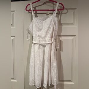 Calypso St Barth White Eyelet Lined Cotton Dress
White Sz 12 NEW
